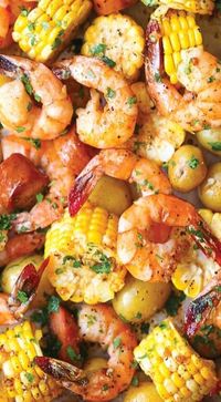 sheet pan shrimp boil