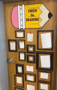 Cassie Stephens: Art Room Ideas: Finish the Drawing!