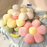 Decorate your bed with summer aesthetic soft throw cushions! Perfect as a seat cushion. Non-toxic durable soft fabric Easy to clean Tightly Stuffed Pastel colors Sizes (diameter): 13.7 in (35 cm) 17.7 in (45 cm) 21.7 in (55 cm) Material: Soft Plush+PP cotton