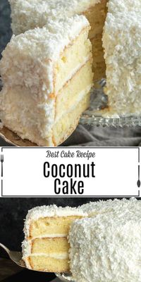 This is the best coconut cake recipe I’ve ever made. This easy coconut cake recipe is moist and delicious and uses fresh coconut and a doctored up cake mix! This traditional southern recipe is a delicious coconut cake that makes a perfect Easter dessert, Thanksgiving dessert, Christmas dessert, or just an amazing cake for a party! This three layer coconut cake is beautiful and delicious!