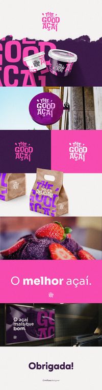 Identidade visual | The Good Açaí :: Behance