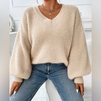 Shein Brand New Ribbed Knit Sweater. Smoke And Pet Free. Fits Like An Xl