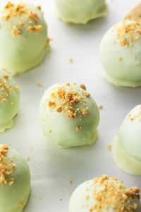 Key Lime Pie Cake Truffles - Jenna Baked