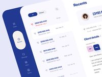 Dialer: Recents by Vladimir Gruev for heartbeat on Dribbble