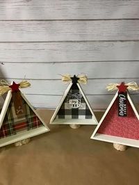 100+ Easy DIY Wooden Christmas Tree Decorations - Holidappy