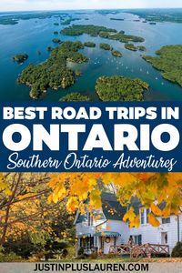 These are the best road trips in southern Ontario that you need to experience! These are amazing Ontario road trip ideas for the best weekend getaways (or longer!) Ontario road trips | Road trips in Ontario | Best road trips Ontario | Road tripping Ontario | Scenic drives Ontario | Best places to go in Ontario | Best weekend trips in Ontario | Best road trips from Toronto | Day trips in Ontario | Weekend trips in Ontario