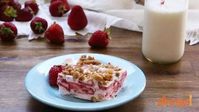 Frosty Strawberry Squares Recipe