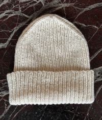 Classic Ribbed Hat Knitting Pattern - Originally Lovely