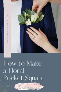 HOT 2024 WEDDING TREND - Floral Pocket Square Boutonnières!   Move over single stem buttonholes...snazz up your wedding suits with flowers.  Make your own with this week's step-by-step tutorial, using silk / faux flowers.  An easy job to tick off the list well in advance of W-Day, PLUS saves the faffing of trying to attach a buttonhole.  WINNING!   Special thanks to guest host @thesecretbridesmaid!  *** #weddingideas #flowerpocketsquare #floralpocketsquare #floralpocketboutonniere #pocketboutonniere #weddingflowers #weddingaesthetic #weddingaccessories #diywedding #silkflowers #2024weddingtrends