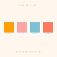 Bright Colour Palettes for Summer — Freya Rose Tanner