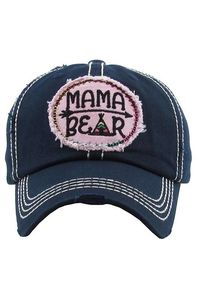 Mama Bear Embroidered Baseball Hat