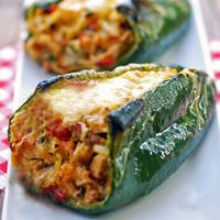 A fiesta of flavors and colors, these stuffed poblano peppers are delicious, gorgeous, and surprisingly easy to make.