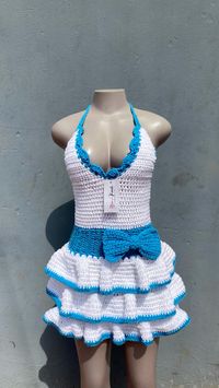 #crochet #crocheting #dress #gown #homepage