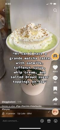 #tiktok #starbucks #matcha