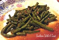 Southern With A Twist: Green Beans with Garlic and Lemon Butter