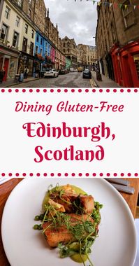 A guide to eating gluten-free in Edinburgh, Scotland! Includes all the best cafes and where I stayed!