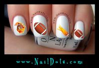 Football Nail Art