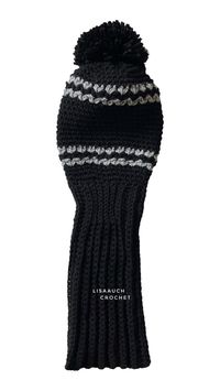 Driver Golf Club Cover crochet Pattern