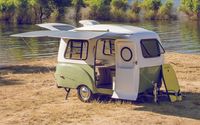 Traverse the country in style with this retro-chic trailer