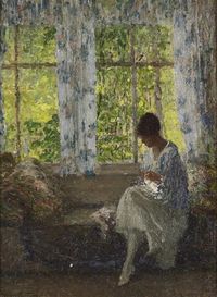 Helen Turner "Meditating by the Window", no date