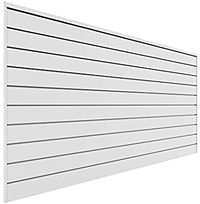 Proslat 88102 Heavy Duty PVC Slatwall Garage Organizer, 8-Feet by 4-Feet Section, White - General Purpose Storage Racks - Amazon.com