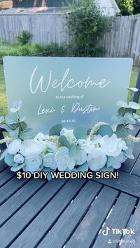 You can create beautiful signs for your wedding, bridal shower, baby shower and so much more for only $10!