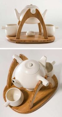 Tea for 2 set. - oh, I really love this idea, would be an interesting gift for a couple, maybe even a wedding gift for tea lovers