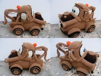 Amigurumi Cars Tow Mater Free Crochet Pattern - Amigurumi SDBES