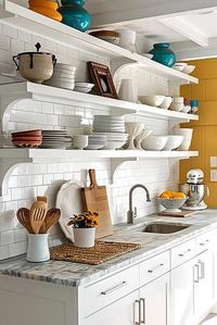 32 Open Shelving Kitchen Ideas That Blend Storage And Style