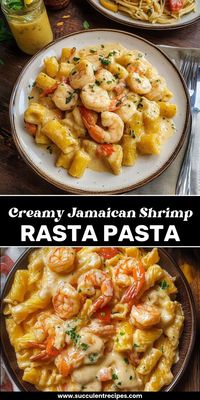 A Caribbean-inspired pasta dish bursting with creamy, spicy, and vibrant flavors. Perfect for a tropical dinner night!