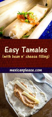 Here's an easy tamales recipe to keep in mind for weeknight dinners. Using leftovers for the tamale filling really simplifies the process -- we're using leftover bean dip in this batch! mexicanplease.com