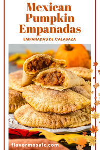 Satisfy your sweet tooth with Mexican Pumpkin Empanadas, also known as Empanadas de Calabaza! These Mexican Dessert Empanadas are a delightful treat, perfect for any occasion. Imagine biting into a flaky crust filled with spiced pumpkin, just like the ones from your favorite Mexican bakeries. These classic pumpkin empanadas are basically pumpkin hand pies, bursting with flavor and warmth. Perfect for dessert or a sweet snack, they bring the taste of tradition to your kitchen!