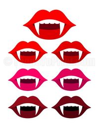 Printable vampire mouth photo booth prop. Use this for a Halloween or monster themed photo booth. Create DIY props with our free PDF template at http://propstoprint.com/download/vampire-mouth-photo-booth-prop/