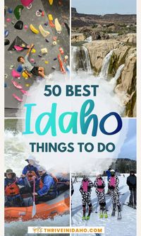 Whether you’re looking for romantic getaways in Idaho or family-friendly Idaho vacation spots, summer fun on the Boise river or go skiing in Idaho in the winter, you won't run out of things to do in Idaho. Check out all the best Idaho things to do and start adding them to your 2024 bucket list!