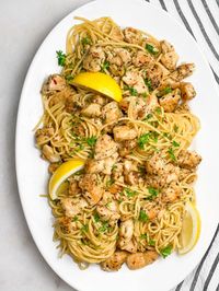 Better Than Olive Garden Chicken Scampi - Bad Batch Baking - Restaurant Copycat Recipes & Family Favorites