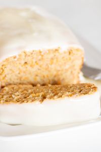 Carrot Bread is basically like the best carrot cake, but in convenient bread form. Easy to slice, serve, and most importantly, enjoy, this Carrot Cake Loaf is covered in a delicious cream cheese glaze for the perfect cake to frosting ratio!