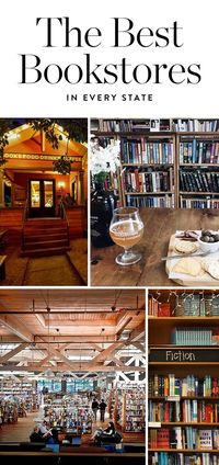 While bookstores may be a struggling breed these days, there are still plenty of literary havens hanging on across the country. Here are the best bookstores in every state to put on your bucket list.