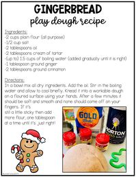 Gingerbread Themed Activities - Engaging Littles