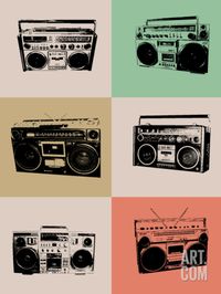 Boom Box Poster Premium Poster