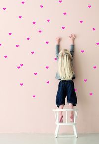 Neon Pink Wall Stickers by Ferm Living | at Darling Clementine