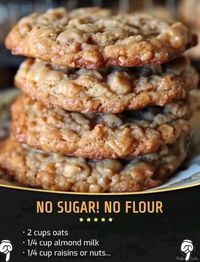 Easy Recipes Group | HEALTHY COOKIES - NO SUGAR | Facebook