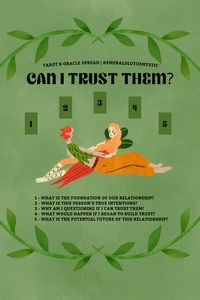 Can I Trust Them? Tarot Spread for Relationships — Emerald Lotus