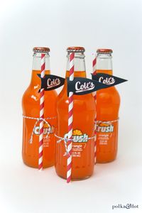 Digital Customizable Baseball Party Drink Flags by ShopPolkaandDot, $5.00