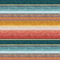 Colorful and bright serape southwestern stripe for your baby boy or girl nursery.  Available in a standard fitted crib sheet, changing pad cover, mini crib sheet, nursing pillow cover and bassinets sheets.  This would be a perfect gift for the Mommy to be.Our items can be added to your baby registry by creating your registry at www.babylist.com Standard Fitted Crib Sheet/Changing Pad Cover - The crib sheet will fit a standard crib or toddler mattress measuring approx 28x52 inches. The changing p