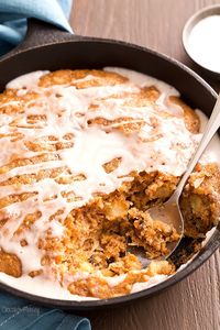 Carrot Cake Skillet Cake - Homemade In The Kitchen