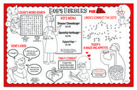 Bob's Burgers placemat