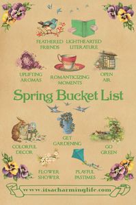 SPRING BUCKET LIST | A Cottagecore Springtime