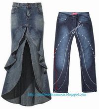 Jeans Patchwork, uma super tendência - Transforme seu jeans antigo em peças super descoladas + 30 fotos e passo a passo