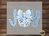 Joy Christmas DTF Transfer, Blue Ornament with Bow Iron-On Design, Perfect for Festive Apparel, Unique Holiday Gift 🌟 Item Overview: Have some fun with our high-quality DTF transfer to express your creativity! Create custom shirts, hats, hoodies, or any other craft project with ease. Our transfers come in various sizes, allowing you to customize your designs to meet your unique needs. 🌟 Highlights: 🔹 Quality Product - Durable, long-lasting, and high-quality print that applies easily to fabric. 🔹 Stunning Design - Our designs, whether graphics, words, or animal patterns, bring your creative ideas to life. 🔹 Variety of Sizes - Available from 1 inch to 23 inches, with custom sizes available upon request. 🔹 Easy to Use - Whether you're a beginner or a professional, our transfer designs a