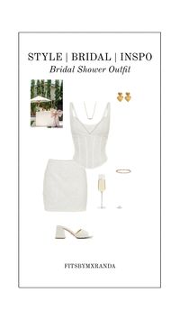 Bridal Shower Outfit | #outfitinspo #bridal #bridalshower #outfit #bridetobe #style